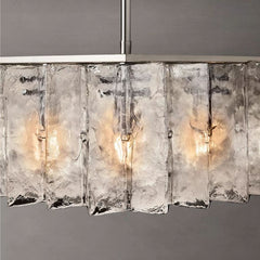 Latte Linear Chandelier 67"