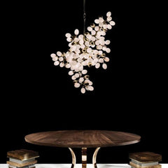 Harris Grape Hanging Branch Chandelier Over kitchen Island