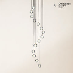 Pearl Ball Ceiling Chandelier 14 20 Light#Color_Brass,size_14-light