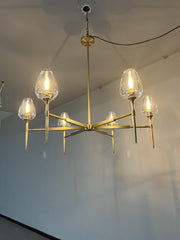 Tulip Linear chandelier  52'' 65''