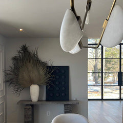 Elliot Alabaster Chandelier For Living Room