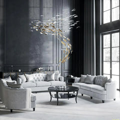 Nenufar Handblown Glass Chandelier L59" 7.9" 9.8" 11.8"
