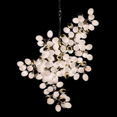 Harris Grapes Hanging Branch Chandelier Over Kitchen Island