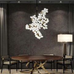 Harris Grapes Hanging Branch Chandelier Over Kitchen Island