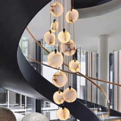 Egwent Harvest Alabaster Dish Chandelier