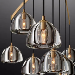 Hemisophere Round Chandelier 36"
