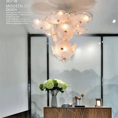 Magnolia Modern Luxury Branch Chandelier For Staircase#size_35"D X 31.5" H