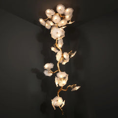 Magnolia Modern Luxury Branch Chandelier For Staircase#size_45"D X 118" H