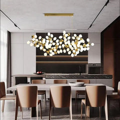 Harris Grape Horizontal Branch Chandelier