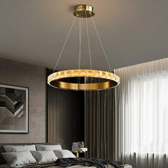 Eternal Godern Crystal Ring Chandelier