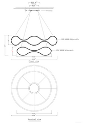 Customized Two Tier Chandelier