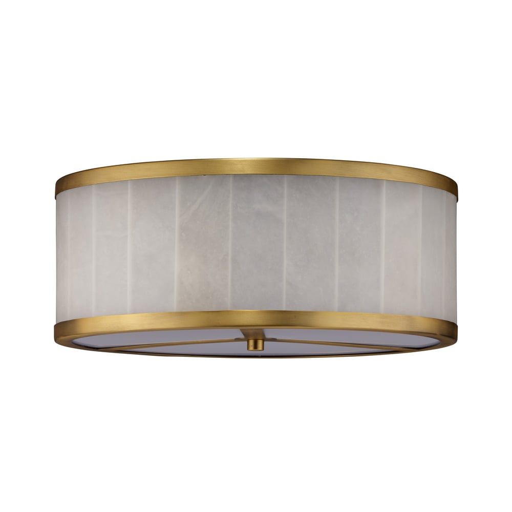 Uppsala Alabaster Flush Mount Ceiling Light