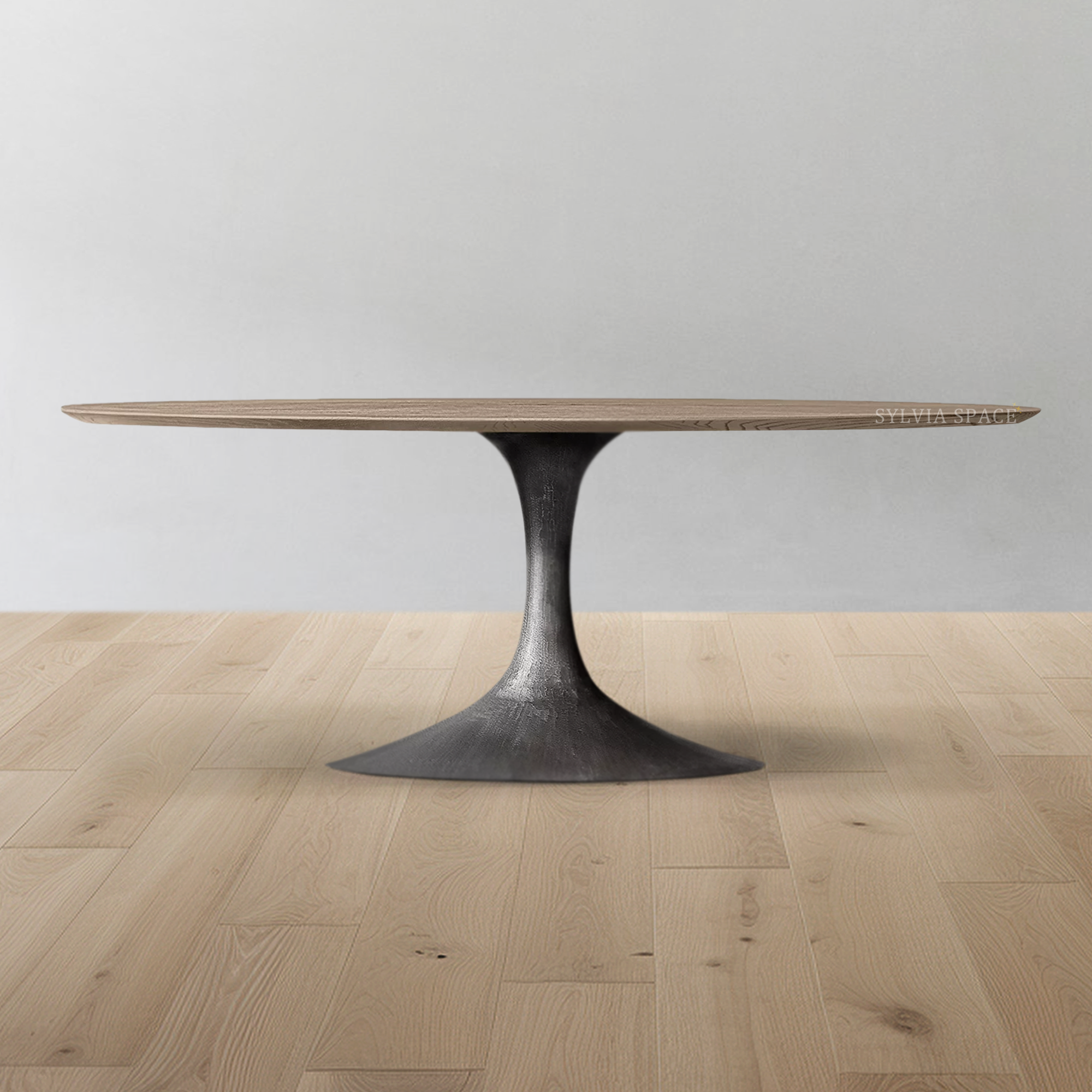 Aero Wood Oval Dining Table