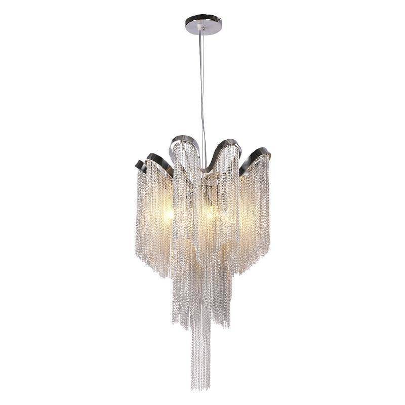 Teresa Cadena Chain Tassel Ceiling Light Fixture