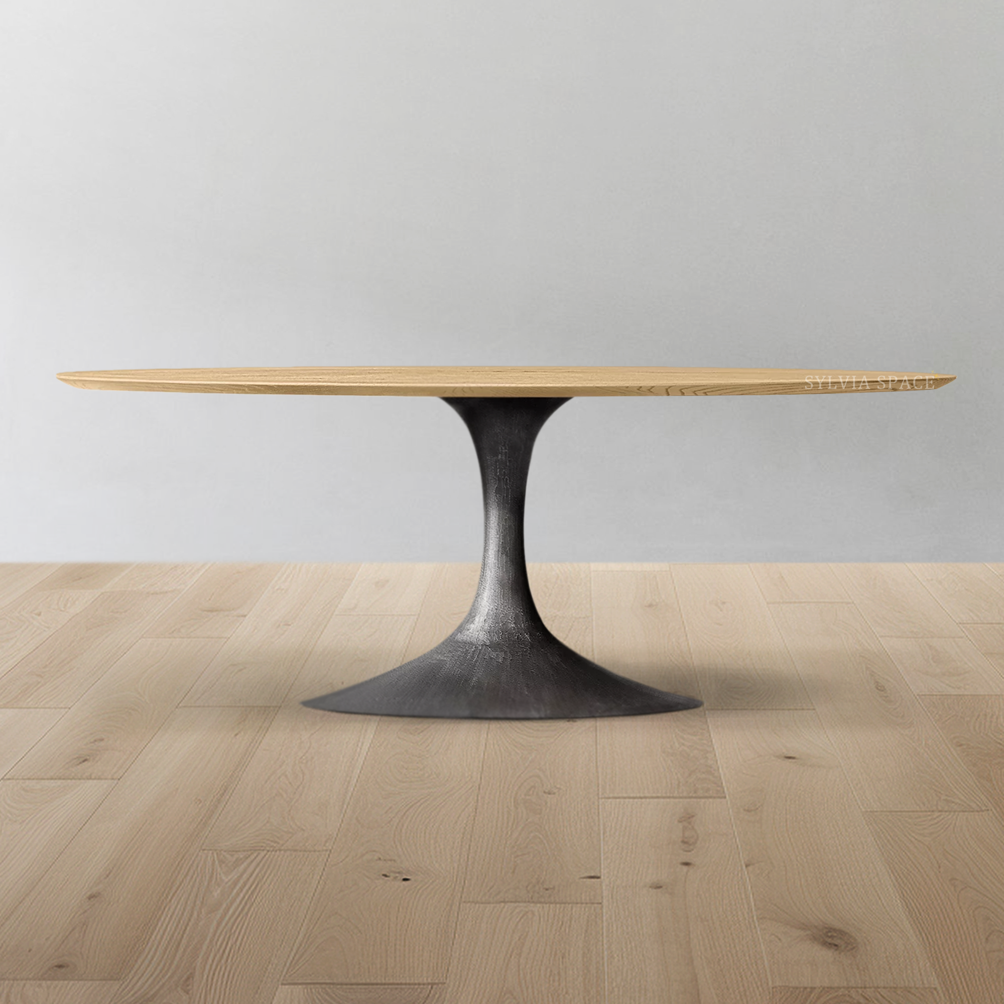 Aero Wood Oval Dining Table