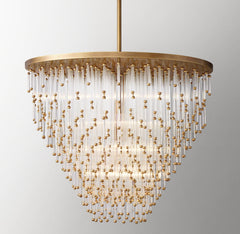 Iris Visual Comfort<br>Crystal Pendant