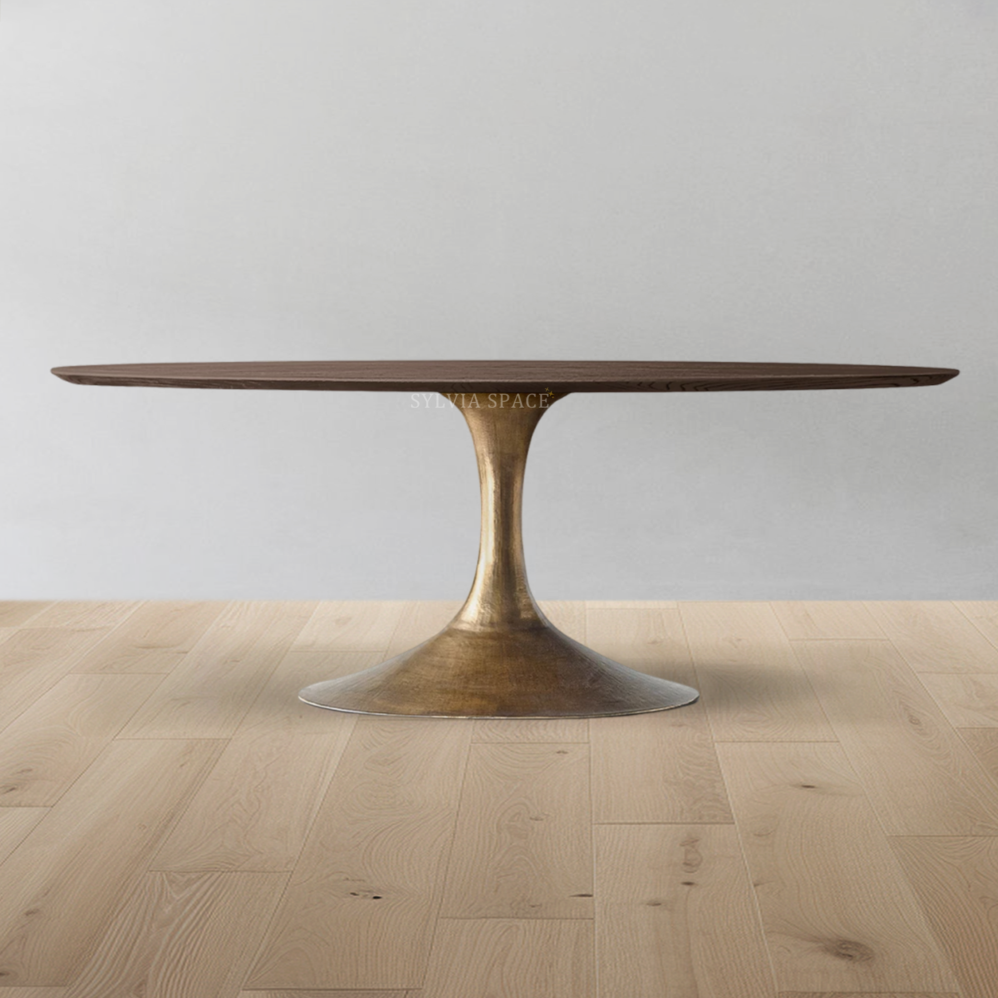 Aero Wood Oval Dining Table