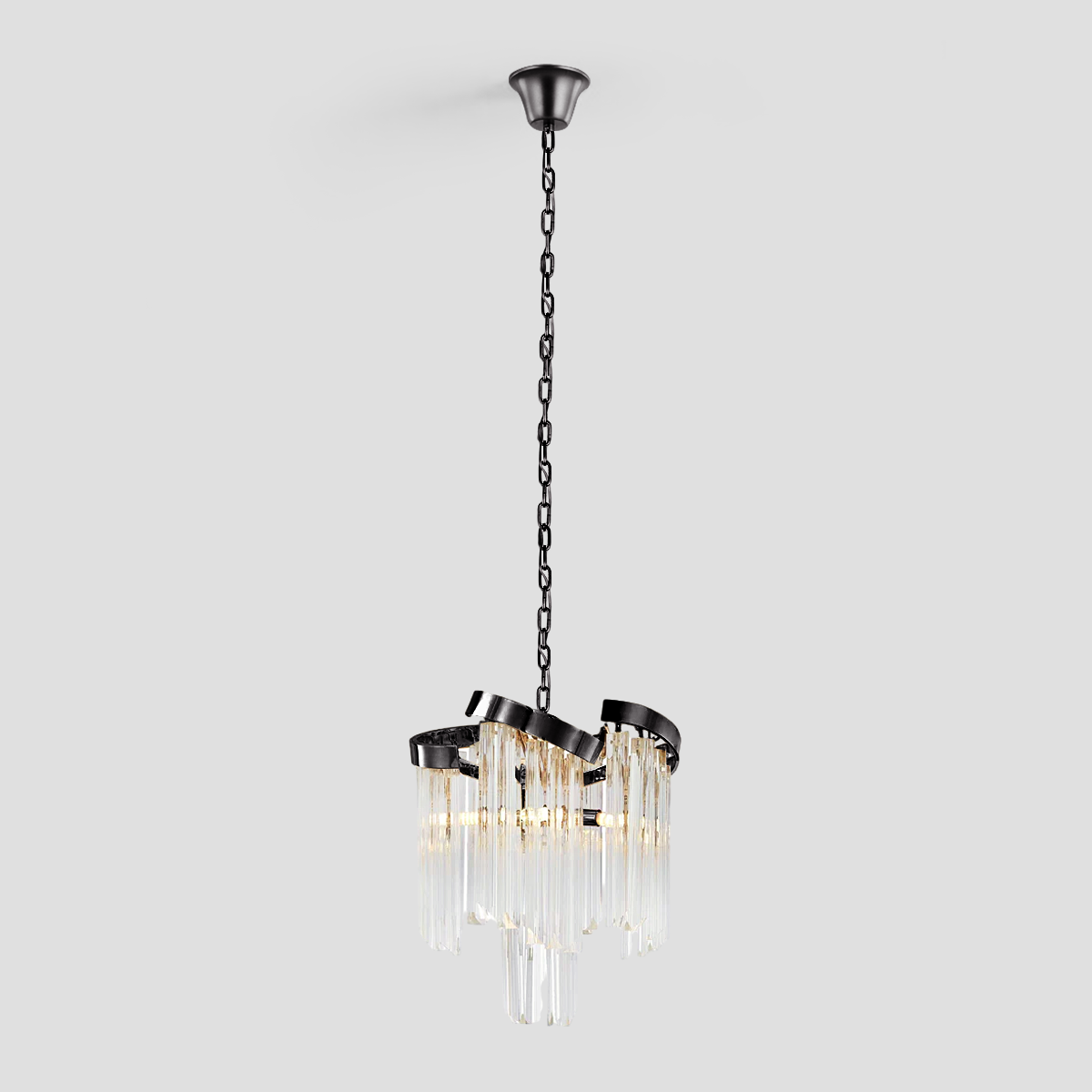 Twin Palms Crystal Chandelier
