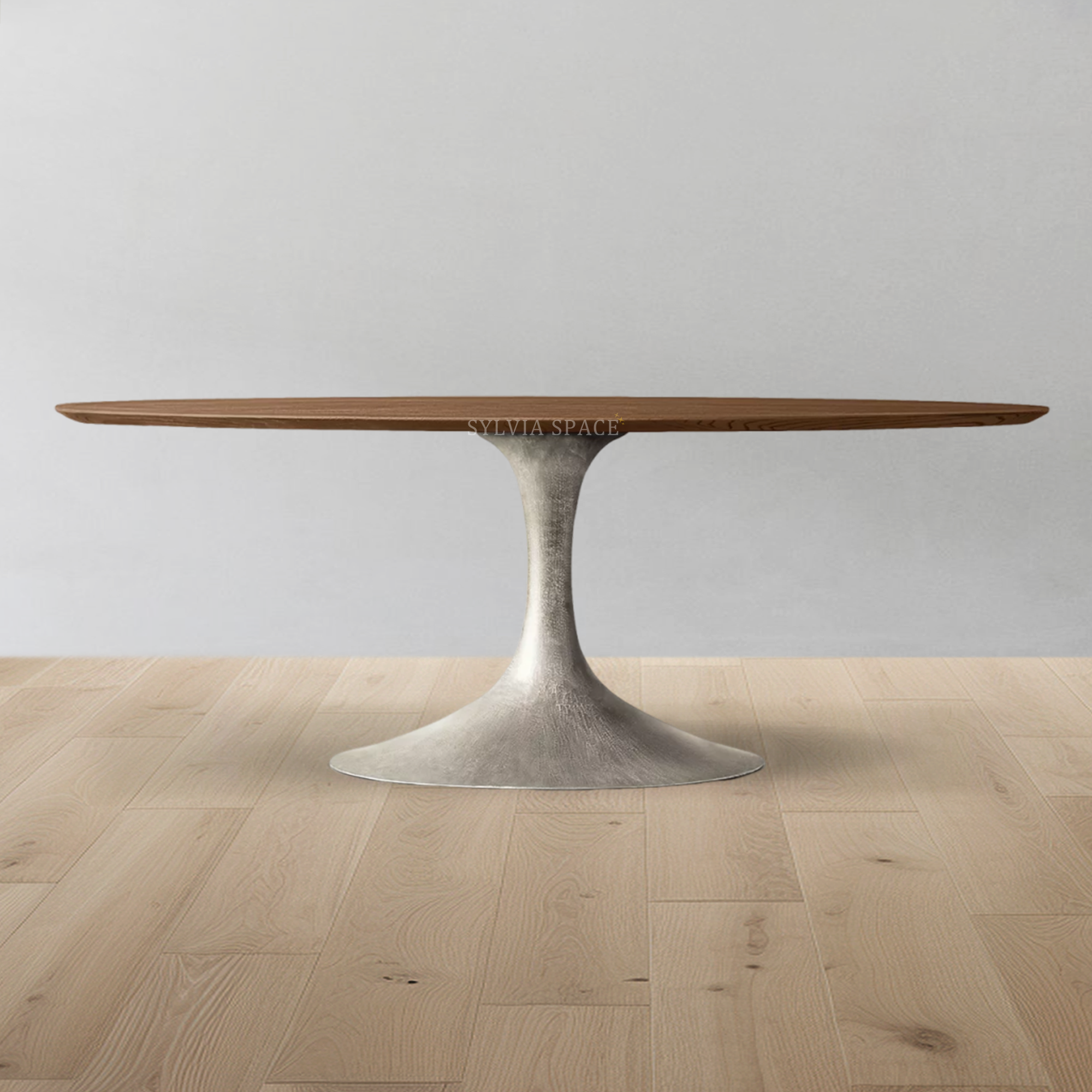 Aero Wood Oval Dining Table