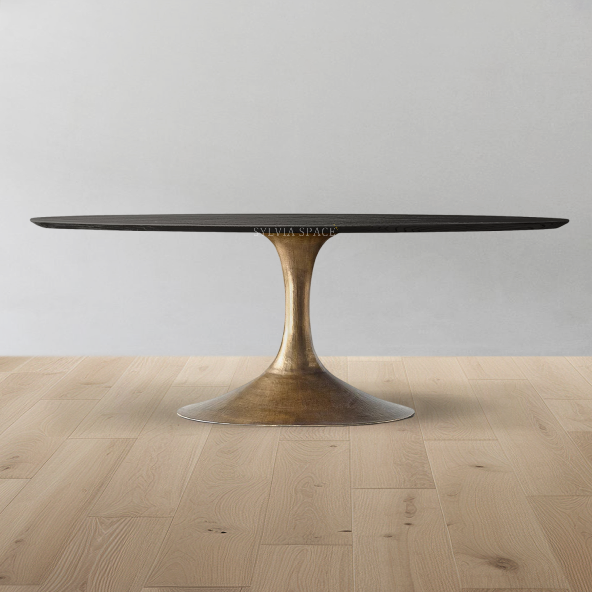 Aero Wood Oval Dining Table