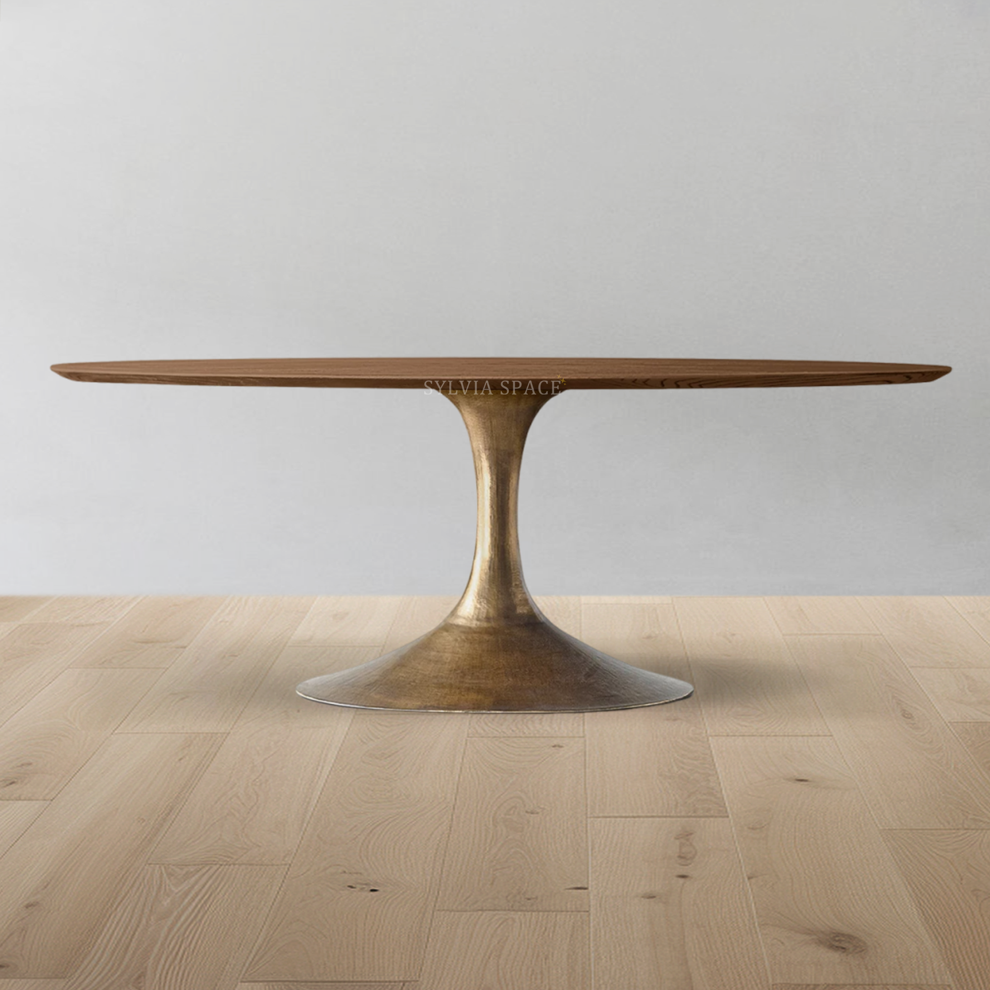 Aero Wood Oval Dining Table