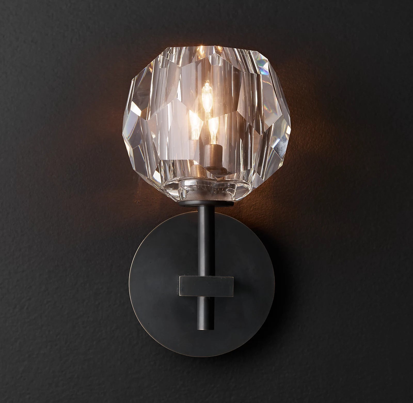 Boule de Cristal Glass Wall Sconce