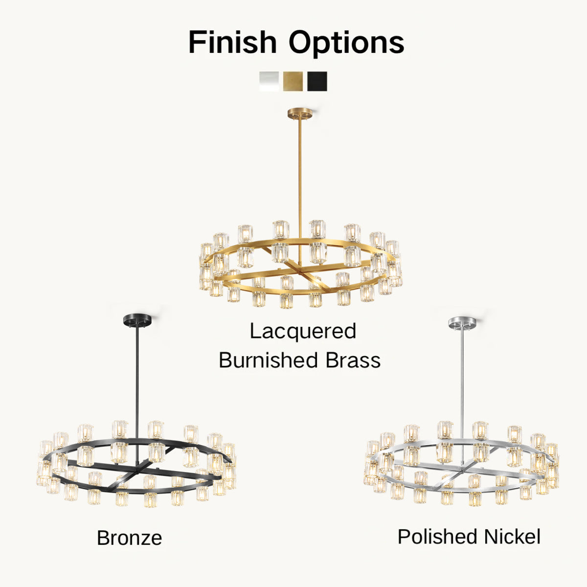 Arcachon Rectangular Chandelier 54'' 72''