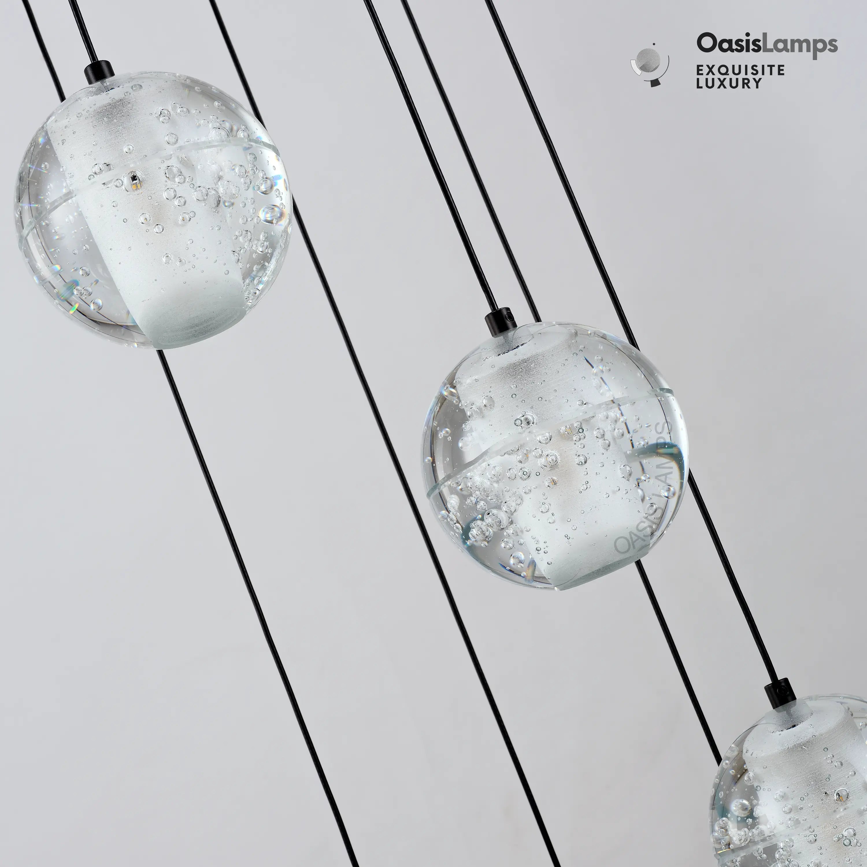 Pearl Ball Ceiling Chandelier 14 20 LightPearl Ball Ceiling Pendant#Color_Black