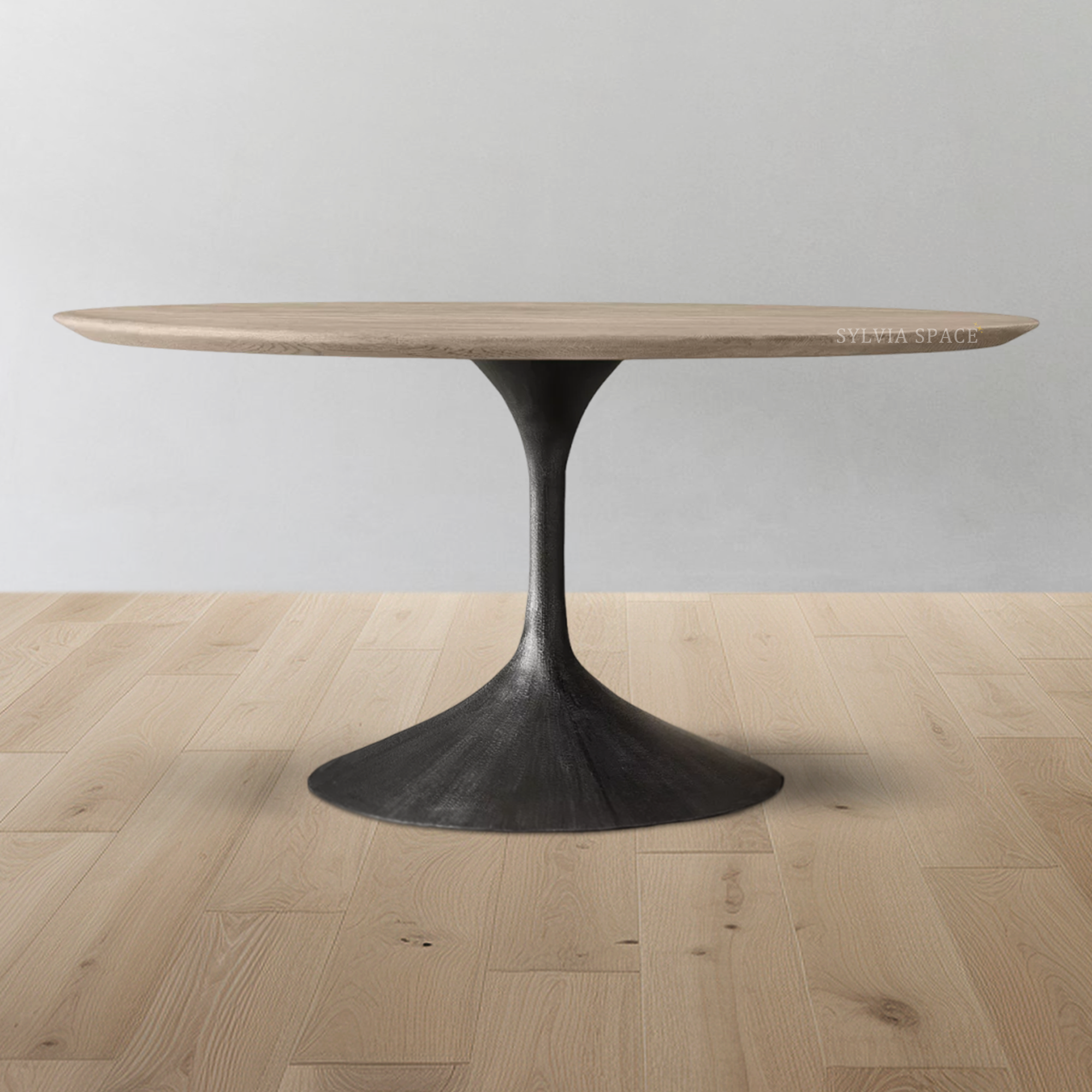 Aero Wood Round Dining Table