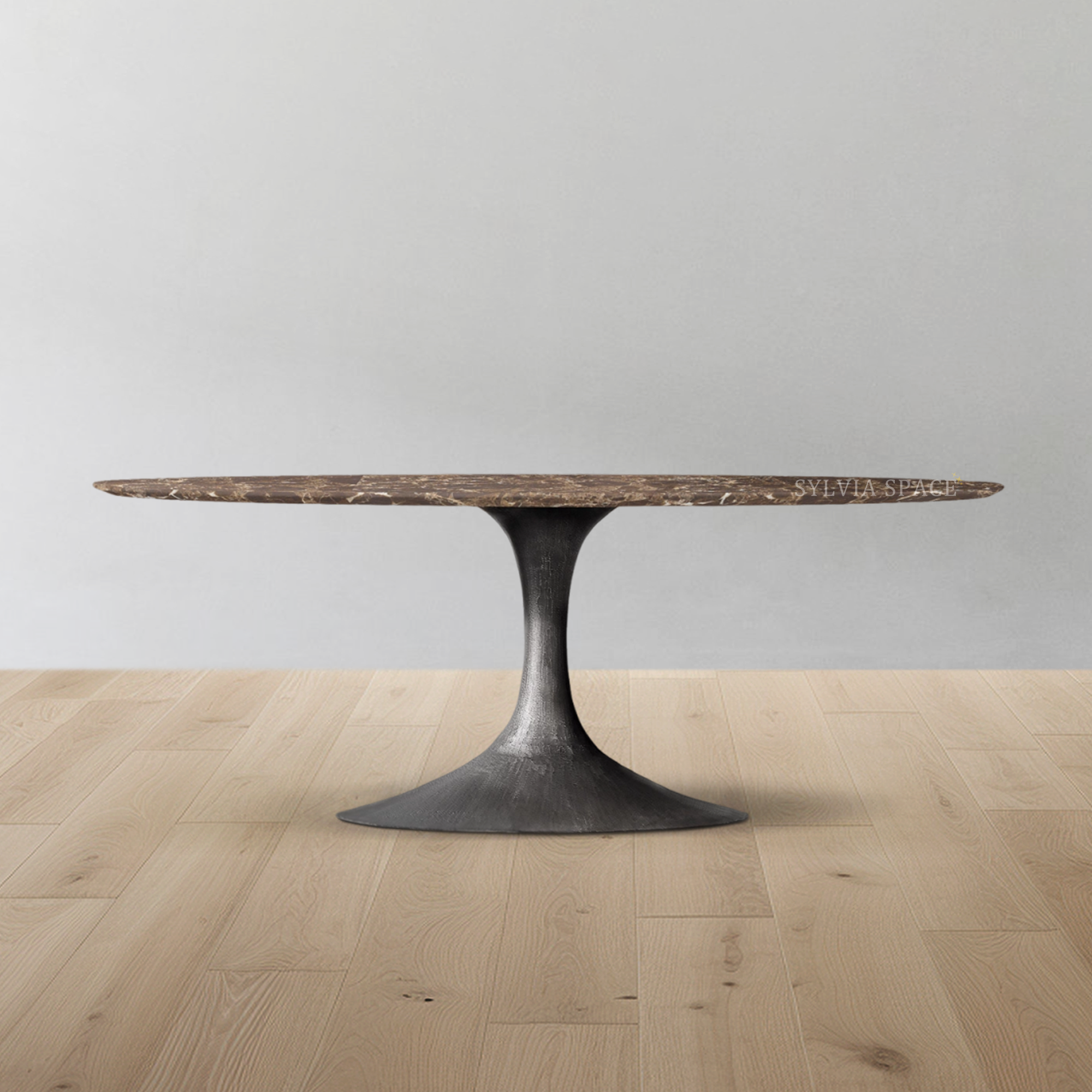 Aero Stone Oval Dining Table