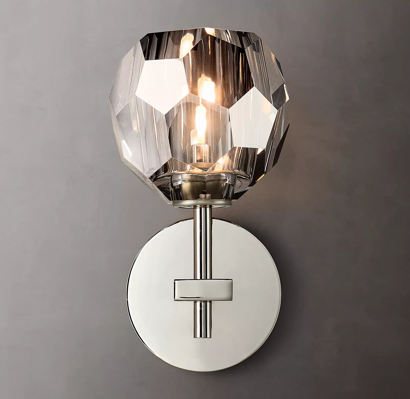 Boule de Cristal Glass Wall Sconce