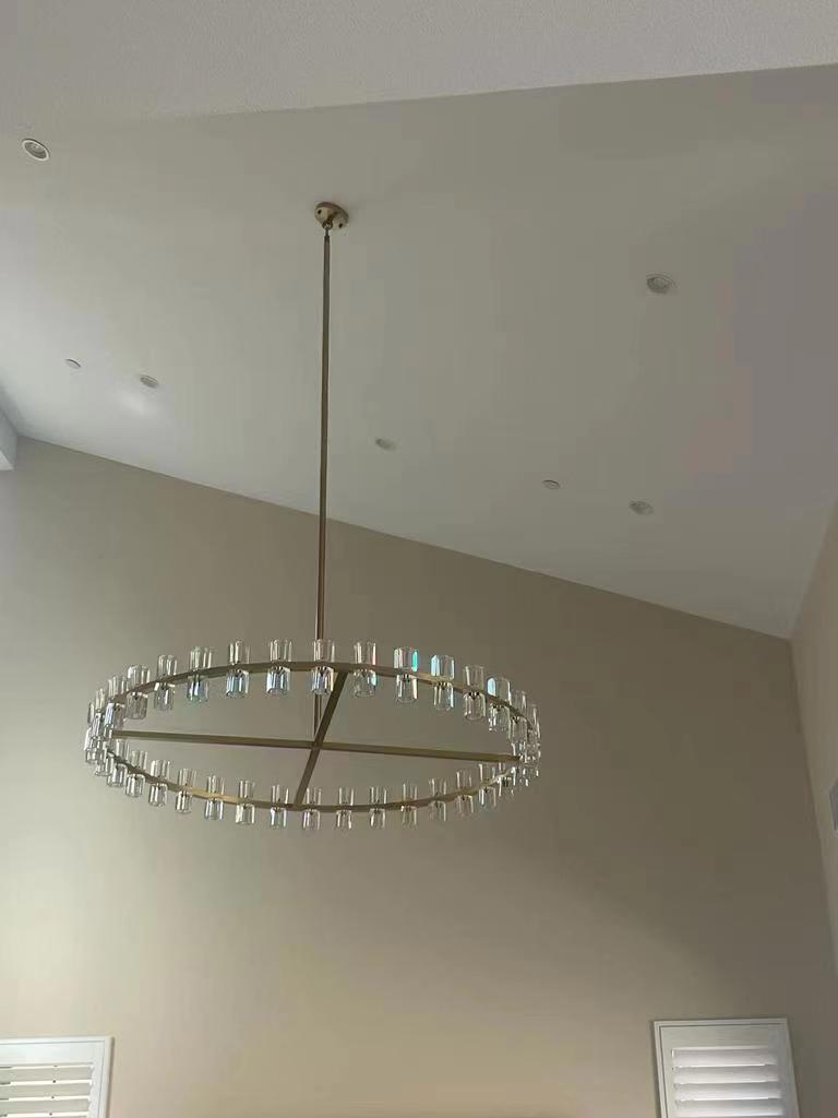Arcachon 2 Tierd Round Chandelier 60"