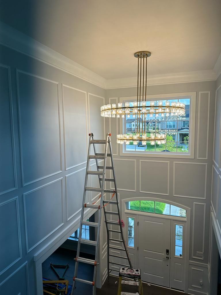 Arcachon 2 Tierd Round Chandelier 60"