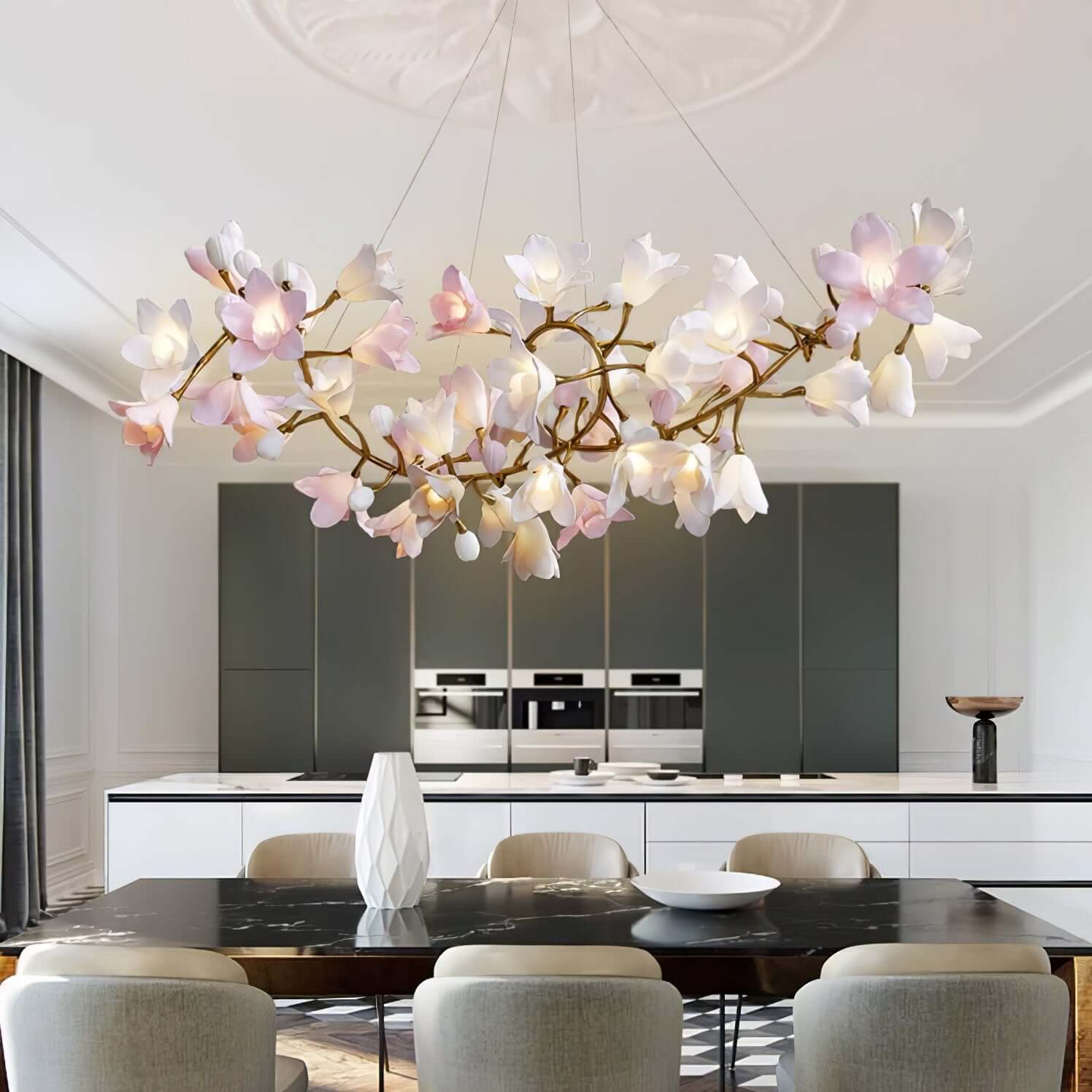 Flora Circular Blossom Chandelier