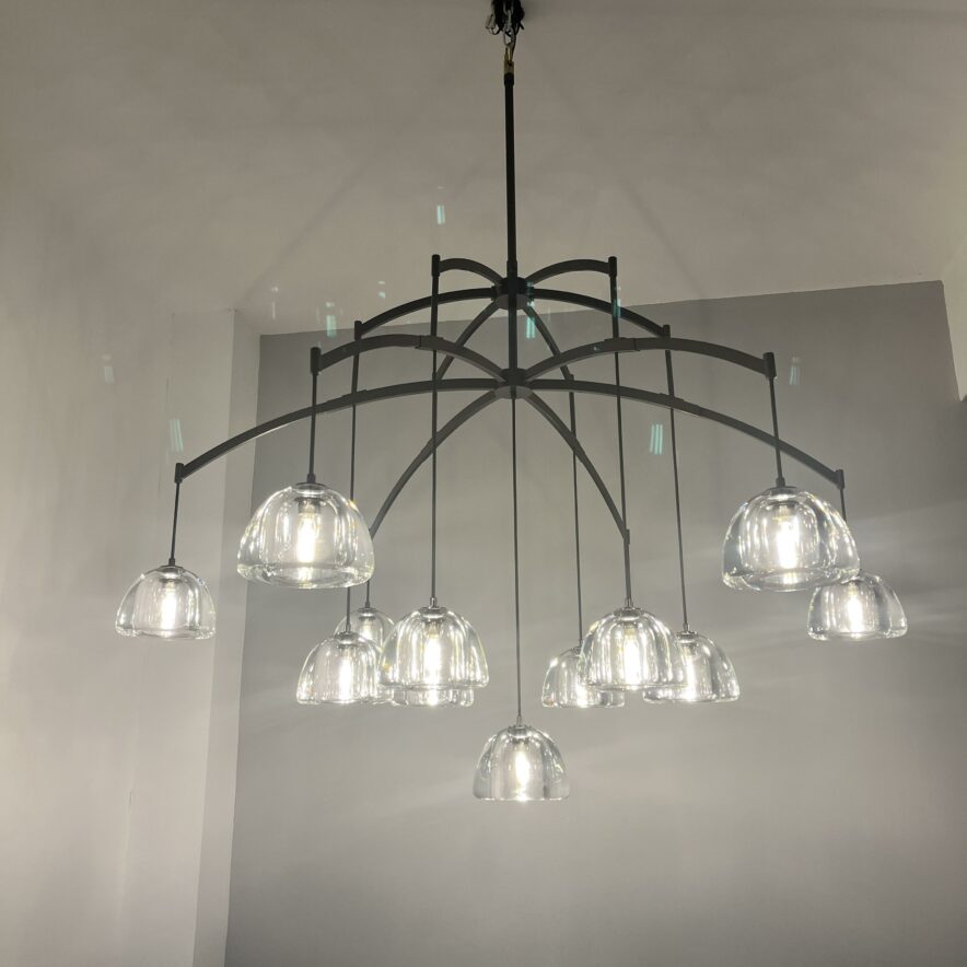 Hemisphere Linear Chandelier 54'' 72''