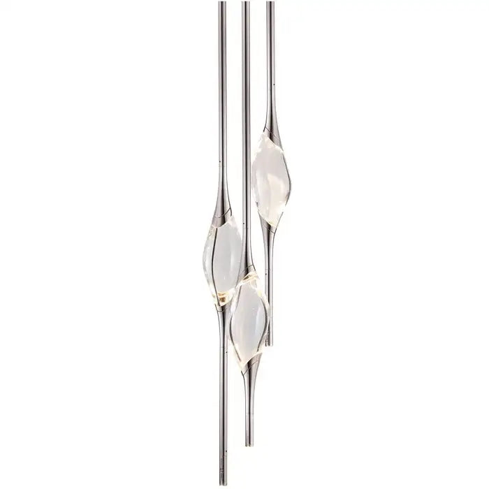 PEZEO 3-CRYSTAL Chandelier 8''DPEZZEO 3-CRYSTAL Chandelier D8''