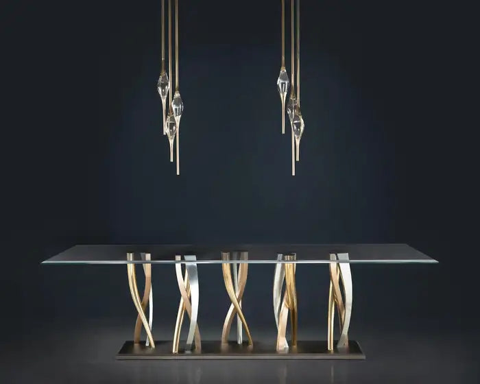PEZEO 3-CRYSTAL Chandelier 8''DPEZZEO 3-CRYSTAL Chandelier D8''