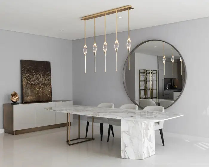 PEZEO CRYSTAL Long Chandelier L51'' 59''PEZZEO CRYSTAL Long Chandelier L51'' 59''