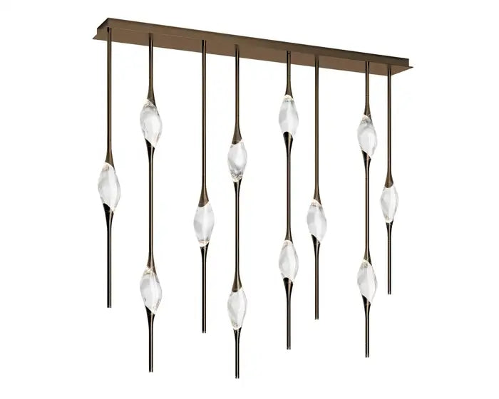 PEZEO CRYSTAL Long Chandelier L51'' 59''PEZZEO CRYSTAL Long Chandelier L51'' 59''