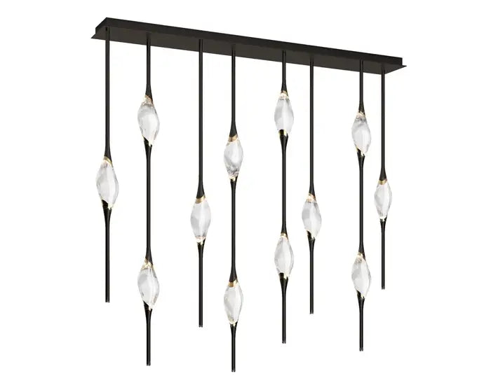 PEZEO CRYSTAL Long Chandelier L51'' 59''PEZZEO CRYSTAL Long Chandelier L51'' 59''