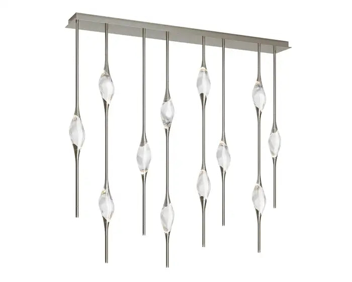 PEZEO CRYSTAL Long Chandelier L51'' 59''PEZZEO CRYSTAL Long Chandelier L51'' 59''