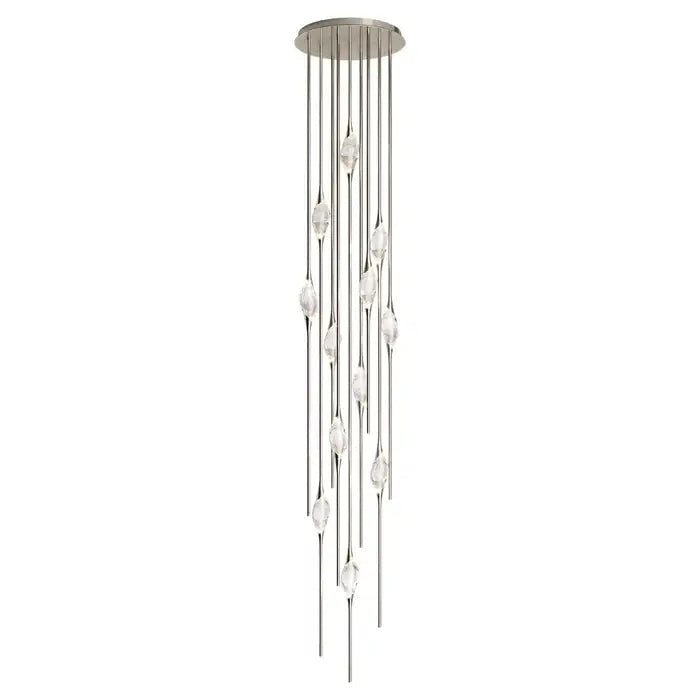 PEZEO CRYSTAL CHANDELIER 21''HPEZZEO CRYSTAL CHANDELIER 21''H