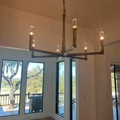 Leonard Dendritic Chandelier Round For Living Room Dining Room 36" 48" 60" 72"