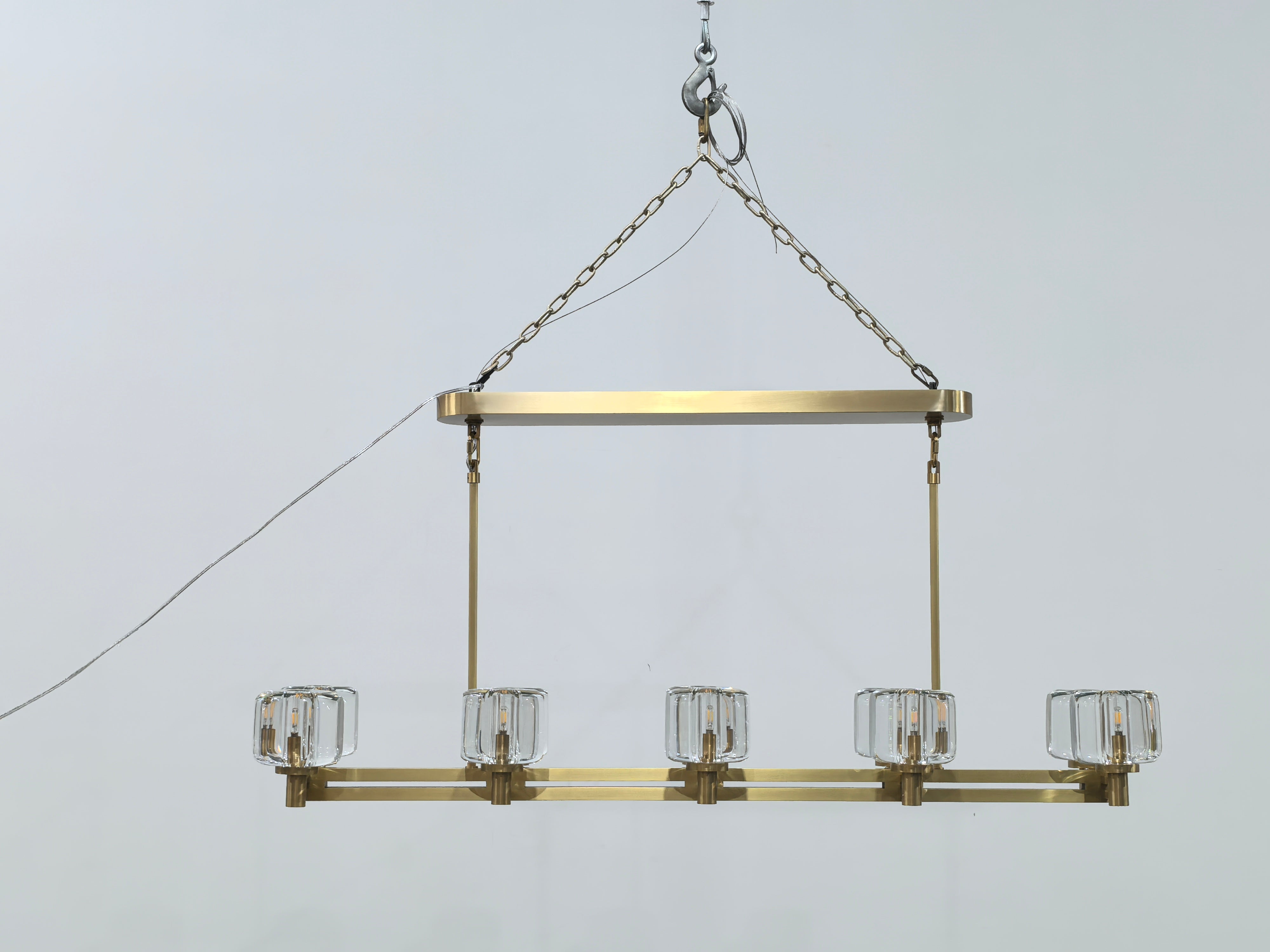 Demaret Double and Single Linear Chandelier 54'' 72''