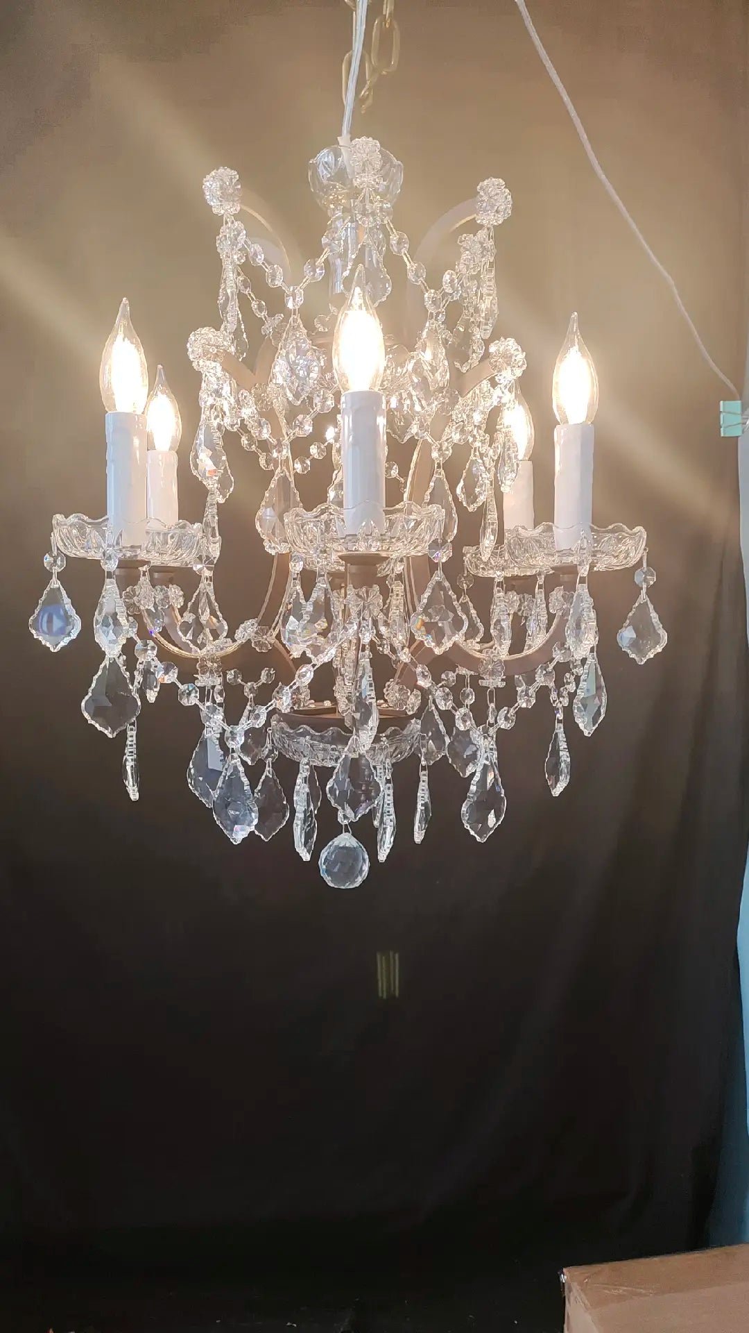 Roococo Round crystal chandelier 18" 28" 33" 40" 60" 101"