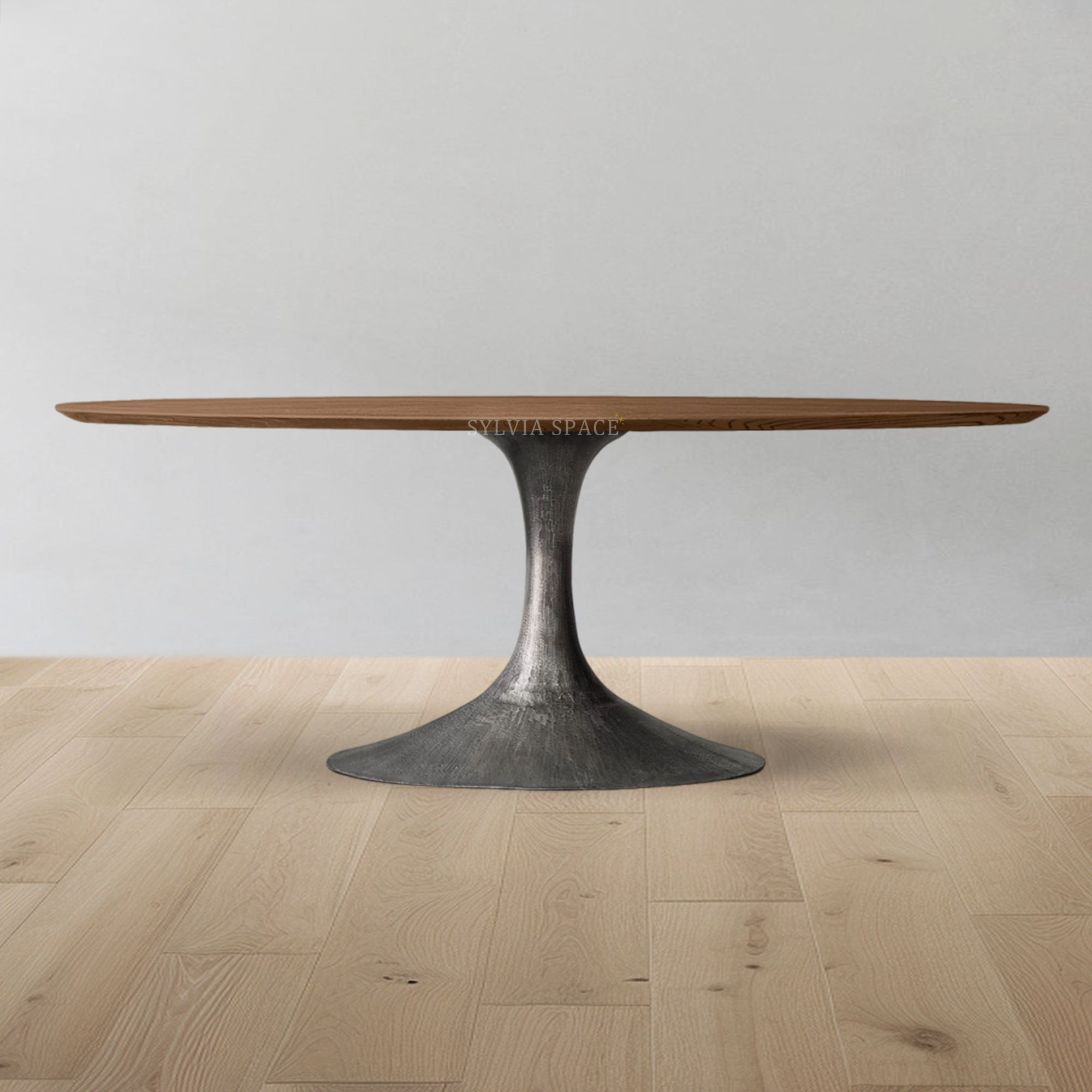 Aero Wood Oval Dining Table