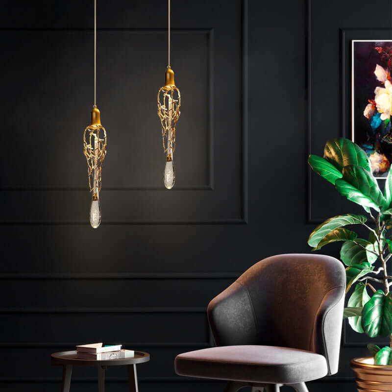 Annata Ice Strip Modern branched chandelier