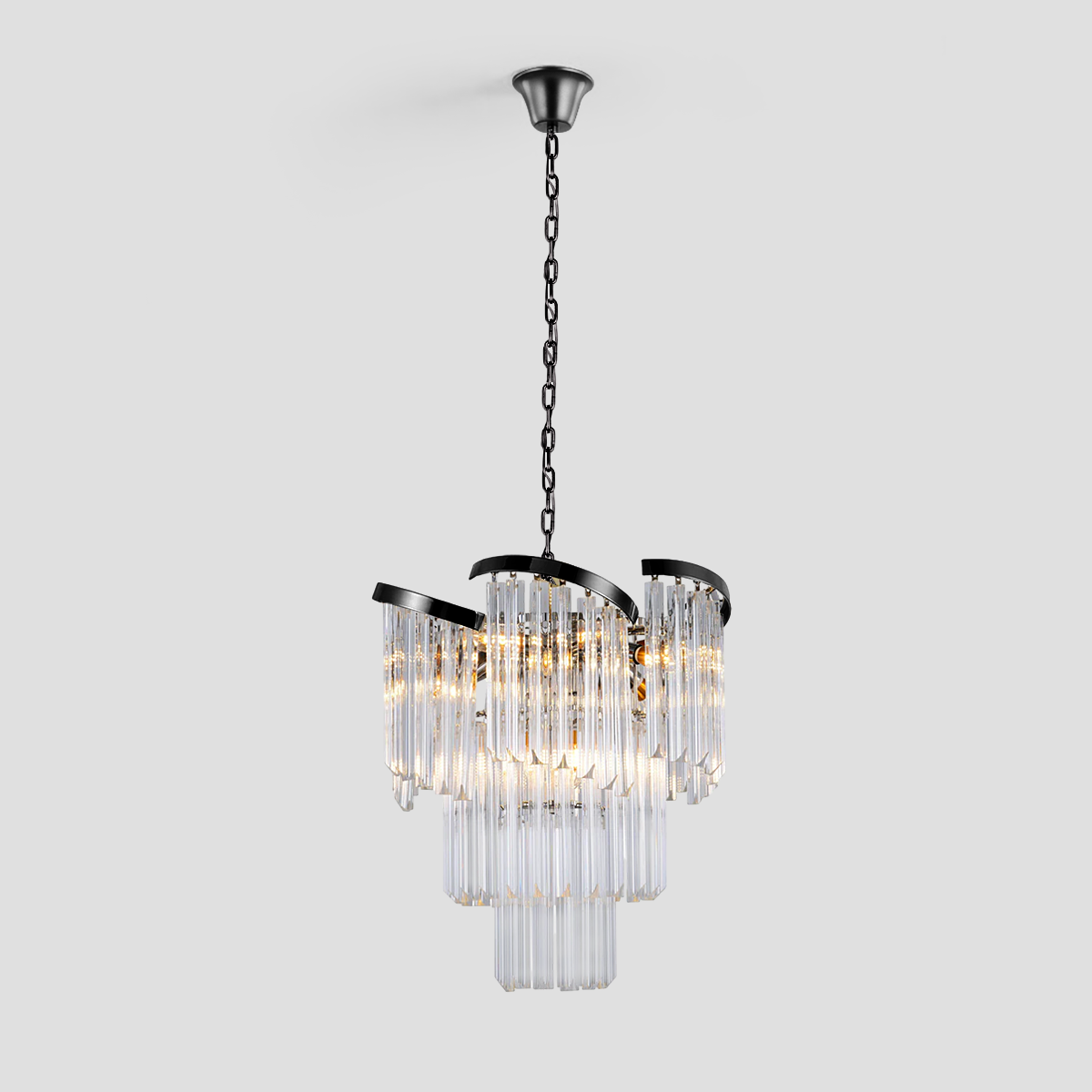 Twin Palms Crystal Chandelier