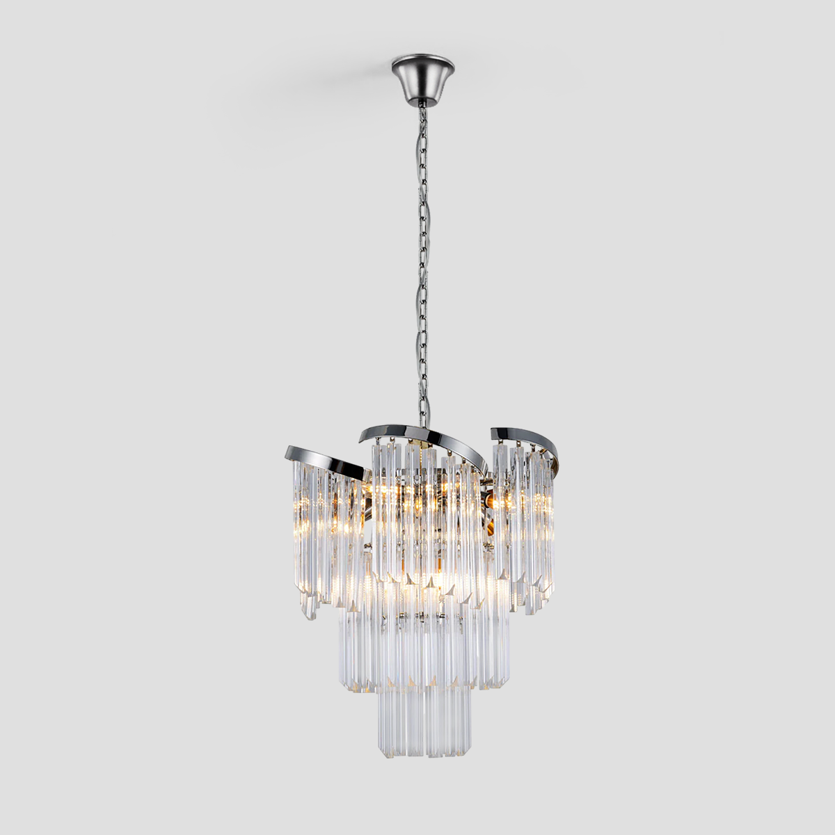Twin Palms Crystal Chandelier