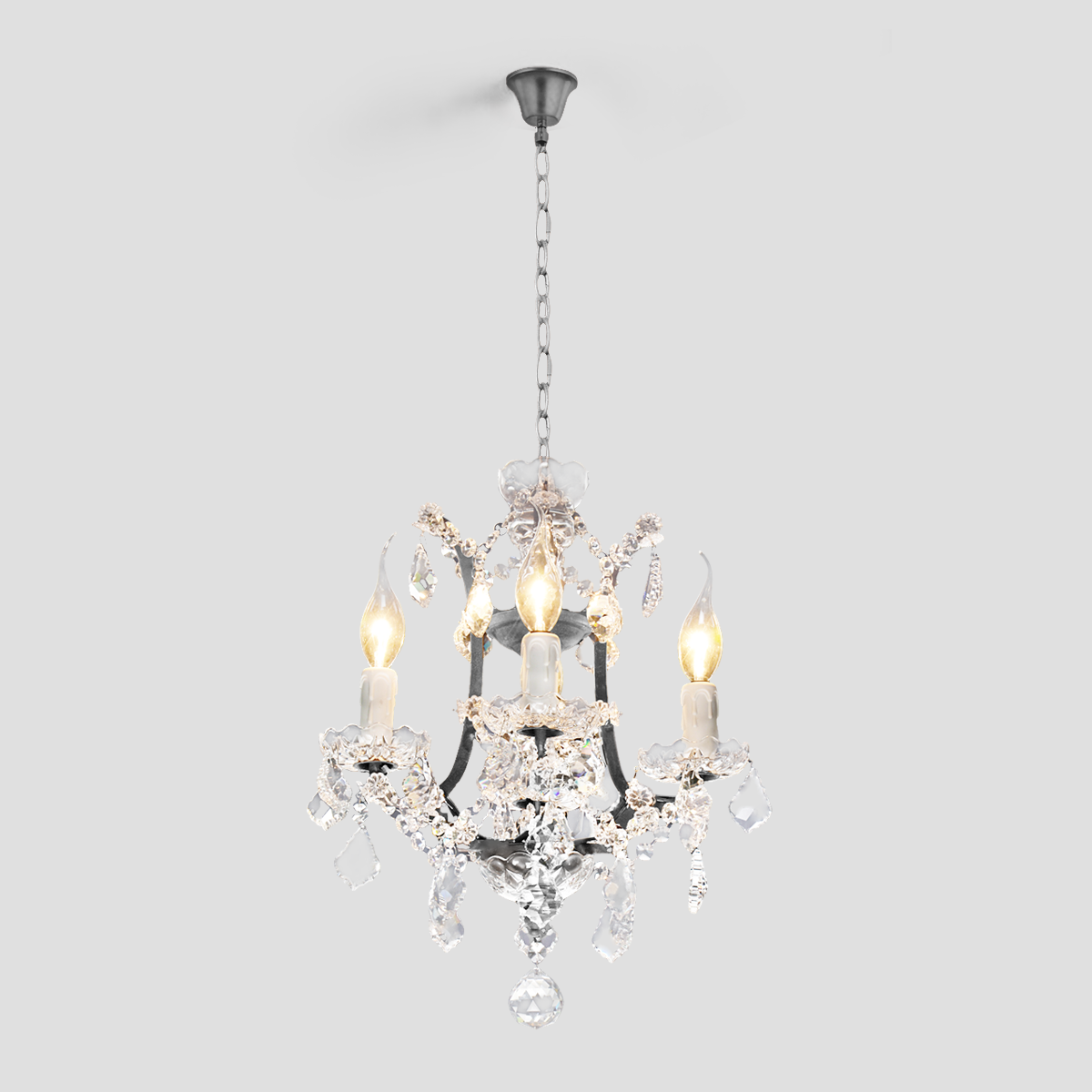 CRYSTAL CHANDELIER ANTIQUE